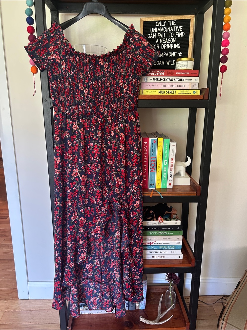 Smocked Floral Maxi Dress